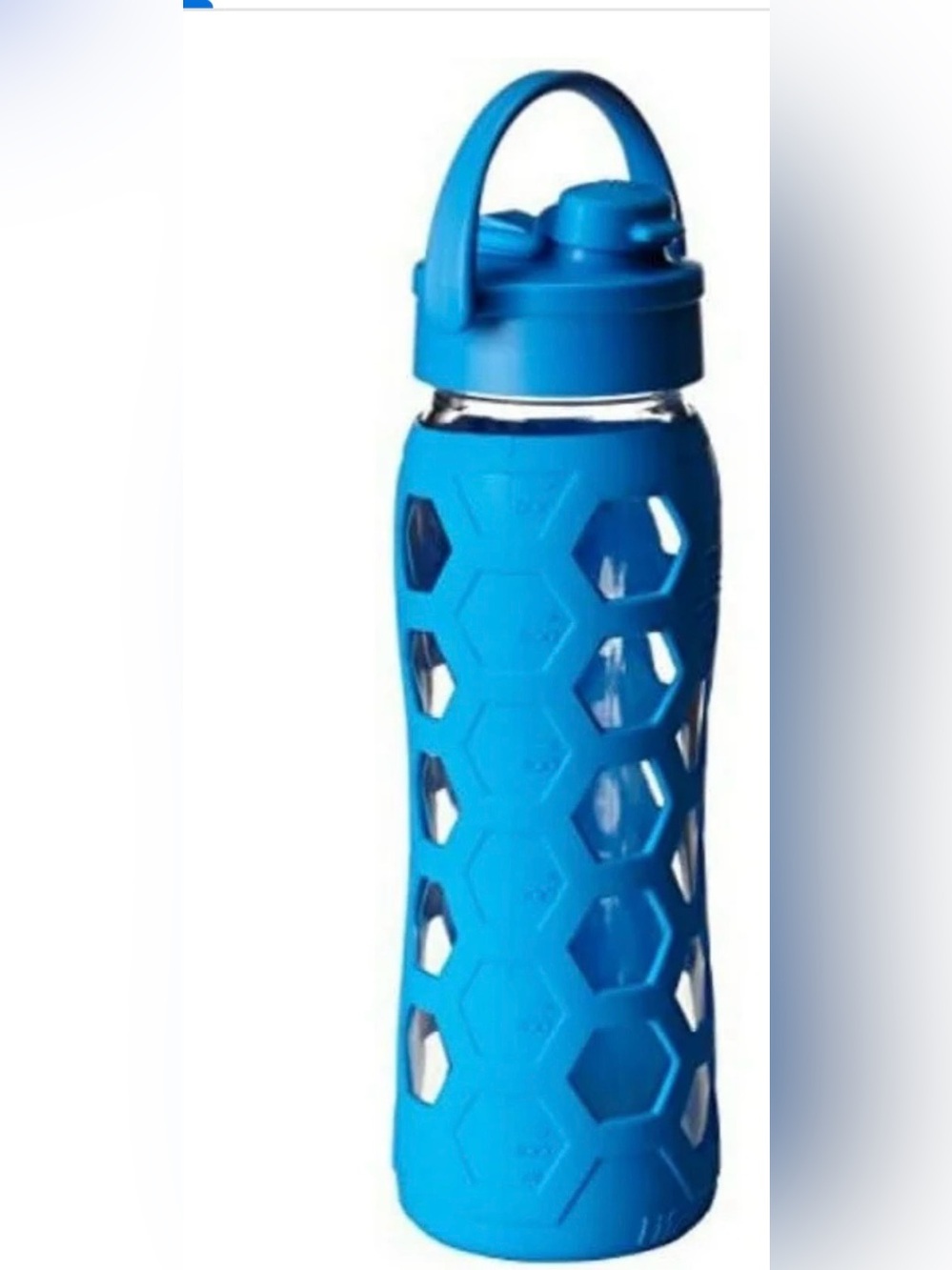 Life factory, silicone, and glass water bottle